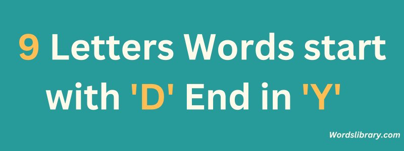 9 Letter Words that Start with D and End in X 1