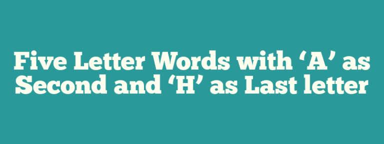 5 letter words with si and h